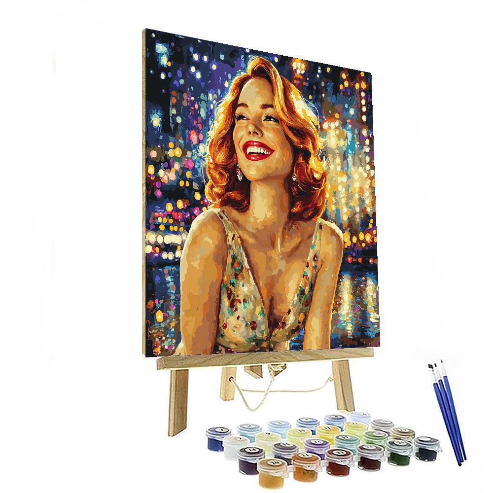 Emma Stone: Chasing Dreams In La La Land Numbered Painting Kits