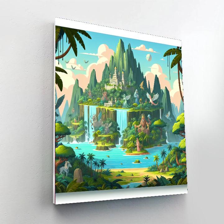 Mythical Island Expedition Paint By Number