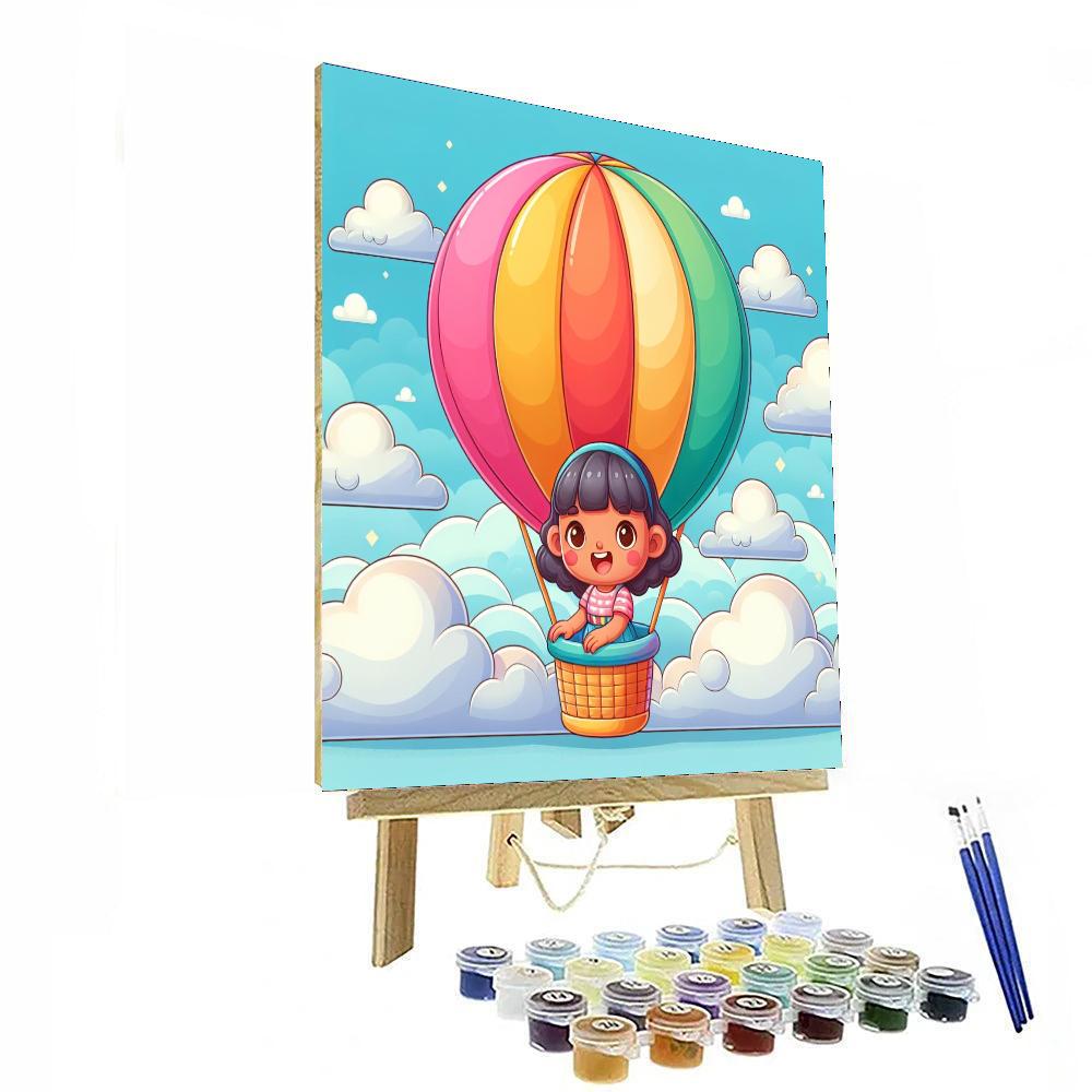 Brave Balloonist DIY Paint By Numbers