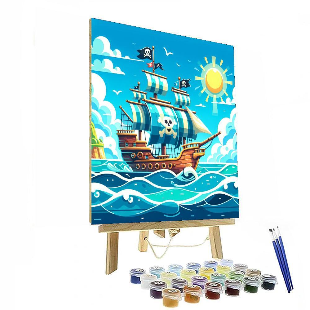 Fantastic Pirate Voyage DIY Paint By Numbers