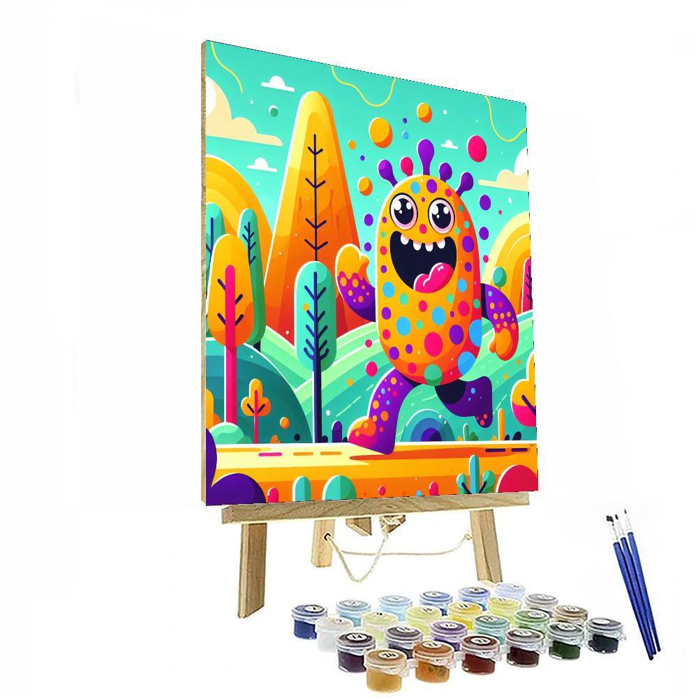 Monster Mayhem Paint By Number