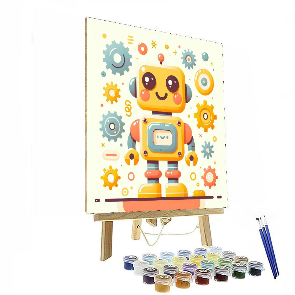 Imaginative Robot DIY Paint By Numbers