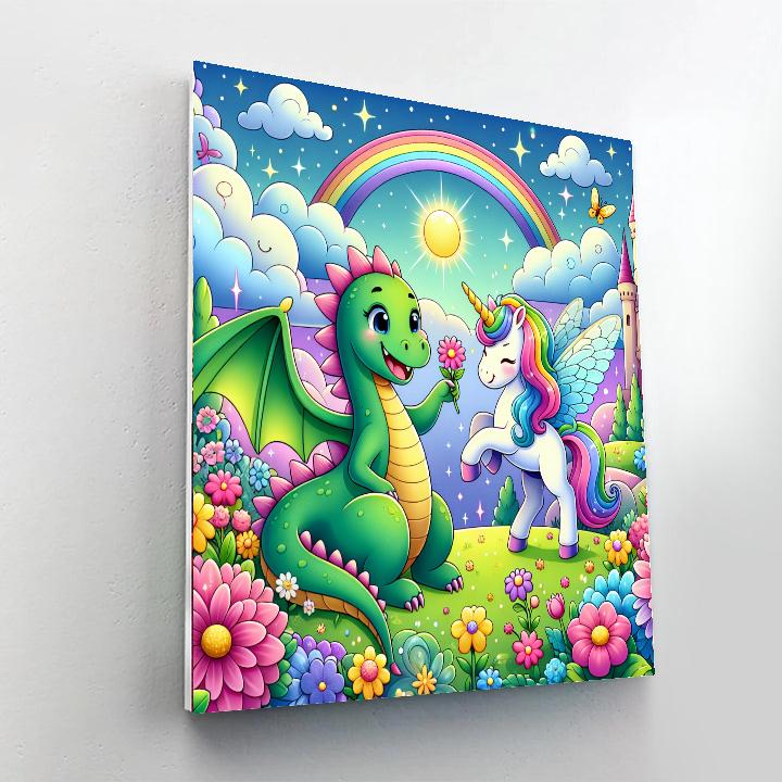 Charming Creature Quest Paint By Numbers Art