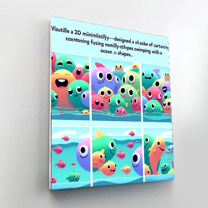 Funny Fish Friends Paint By Number