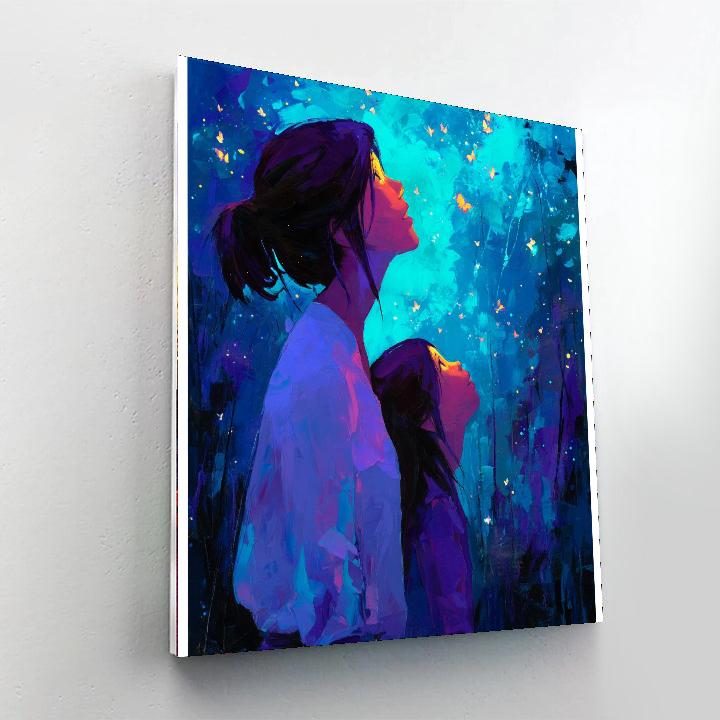 Mother's Love Under The Stars Numbered Painting Kits