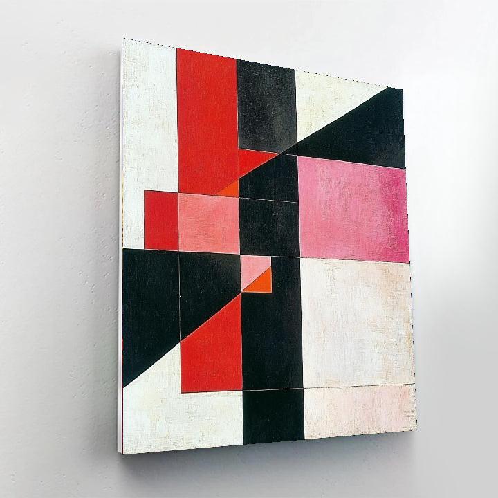 Kazimir Malevich Inspired Emotional Symmetry  Paint By Color