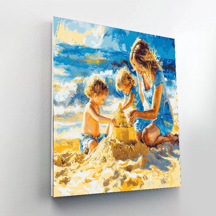 Sweet Memories On The Beach Paint By Numbers Kits