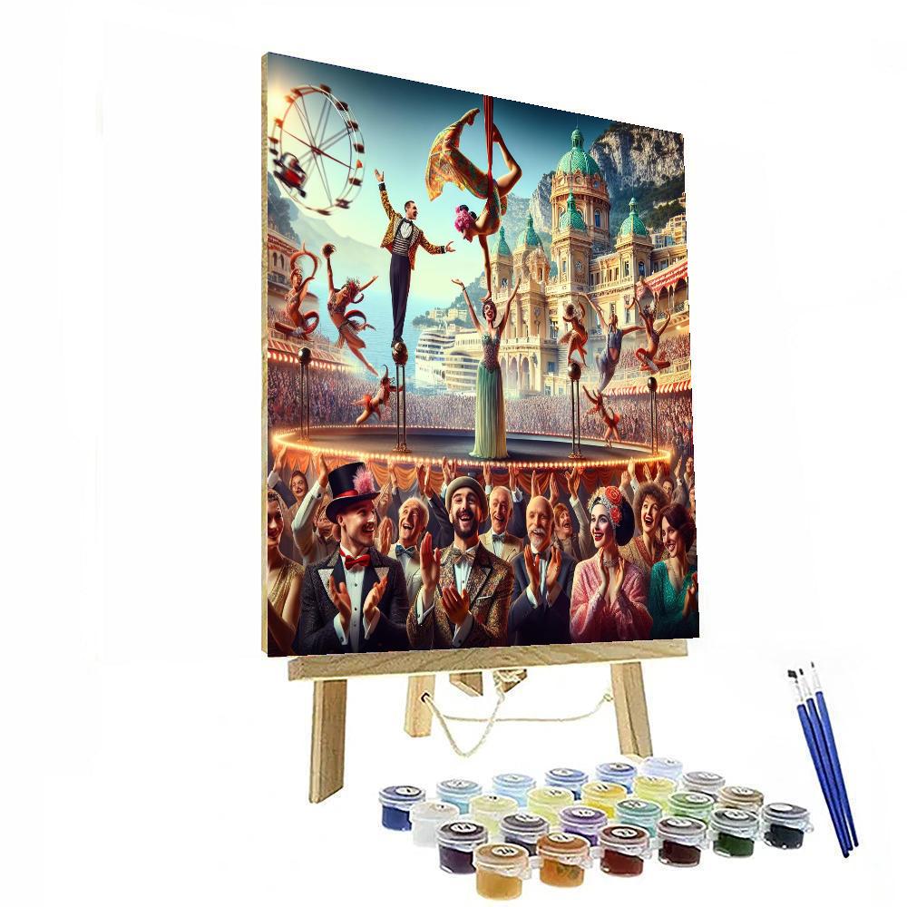 Circus Festival Monaco DIY Paint By Numbers