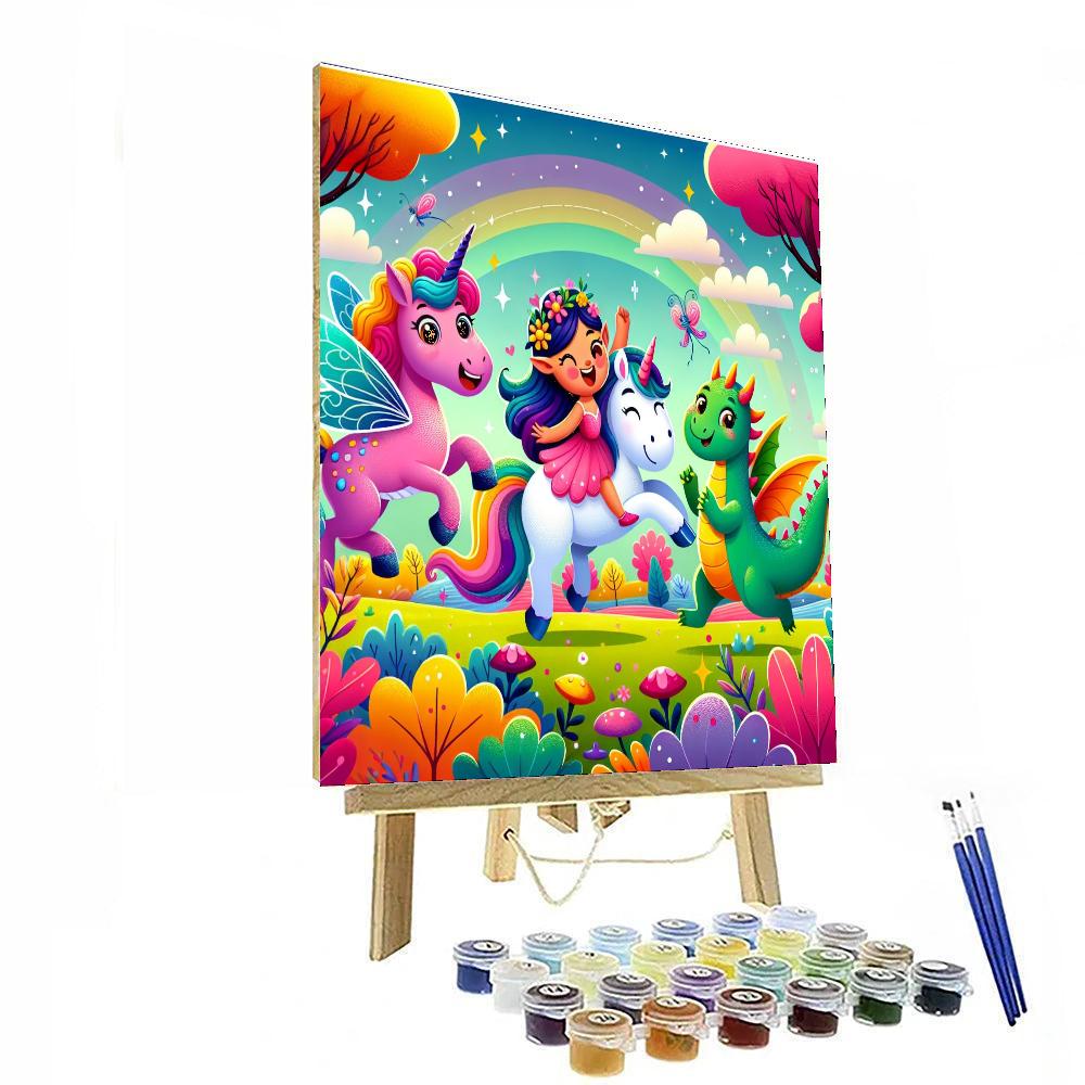 Curious Fairy Tale Creatures Numbered Painting Kits