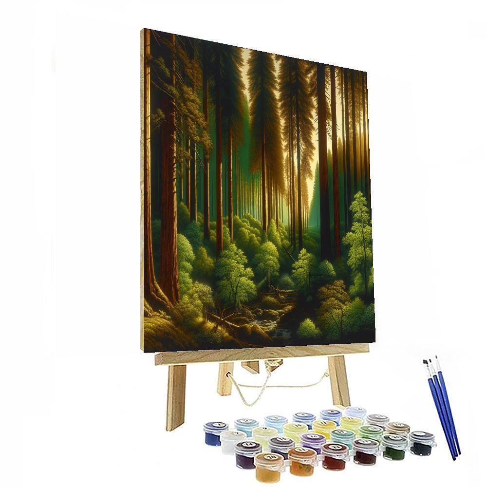 Majestic Forest Majesty Paint By Numbers