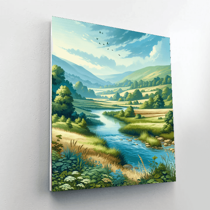 Tranquil Landscape Escape Paint By Number
