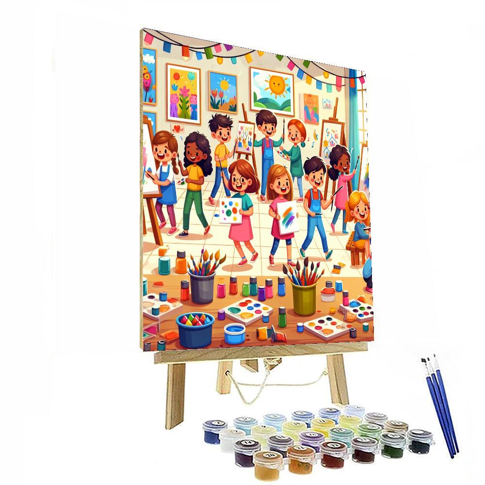 Little Artists Gallery Number Painting