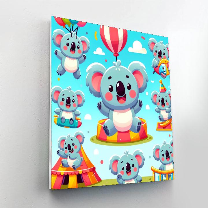 Koala Carnival Capers Paint By Numbers