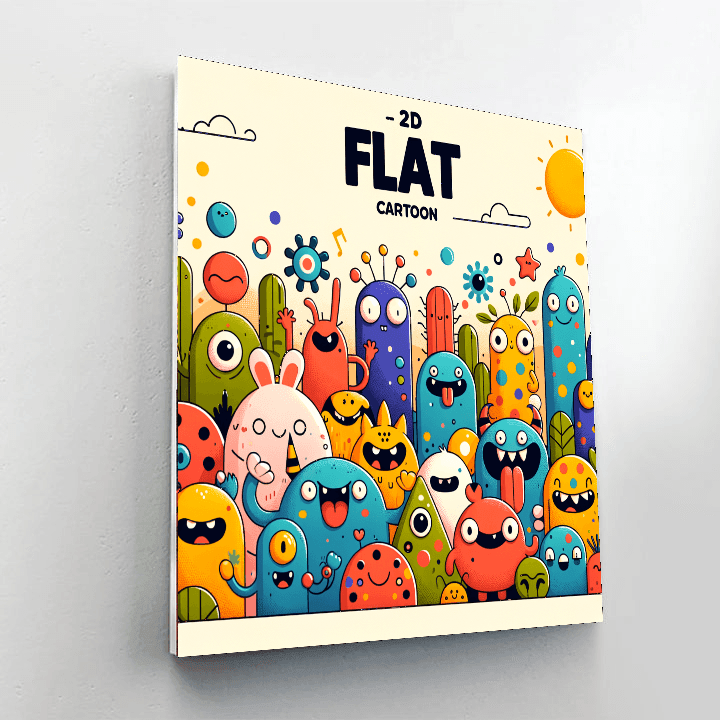 Cheerful Monster Mash Paint By Color