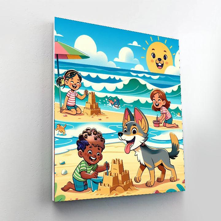 Charming Beach Days Paint By Numbers Kits