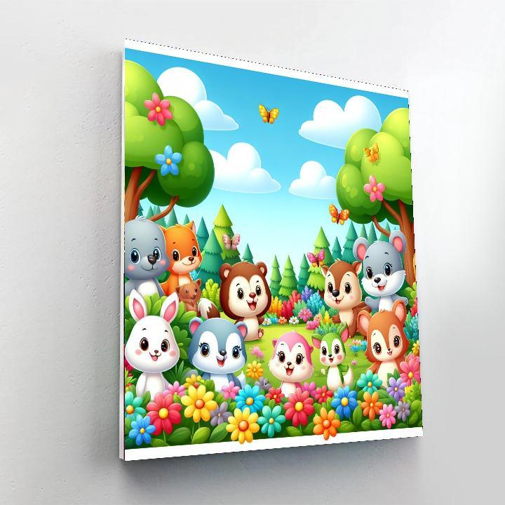 Wondrous Woodland Numbered Painting Kits