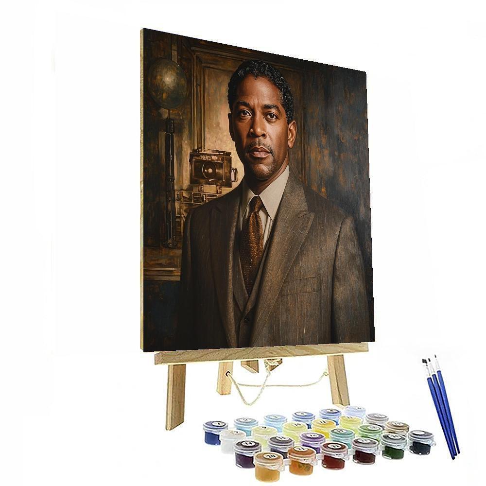 Denzel Washington: The Commanding Presence Of A Leading Man Numbered Painting Kits
