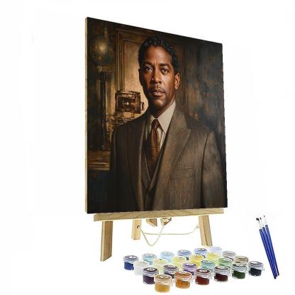 Denzel Washington: The Commanding Presence Of A Leading Man Numbered Painting Kits