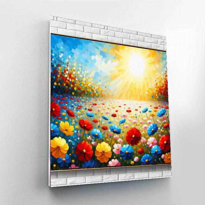 Vibrant Wildflower Paradise Numbered Painting Kits