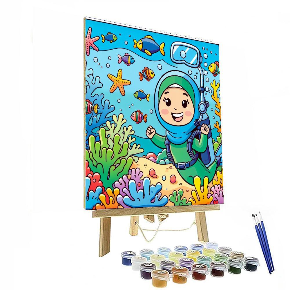Adventure In The Coral Reef Paint By Numbers Kits