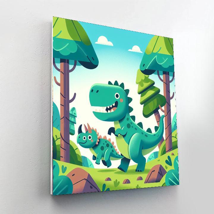 Dino Discovery Day Numbered Painting Kits