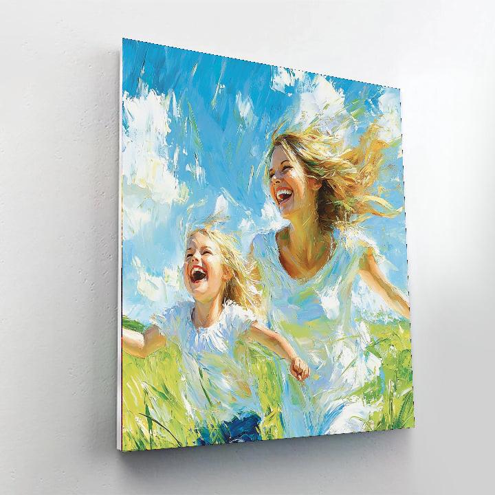 Echoes Of Childhood Laughter DIY Paint By Numbers