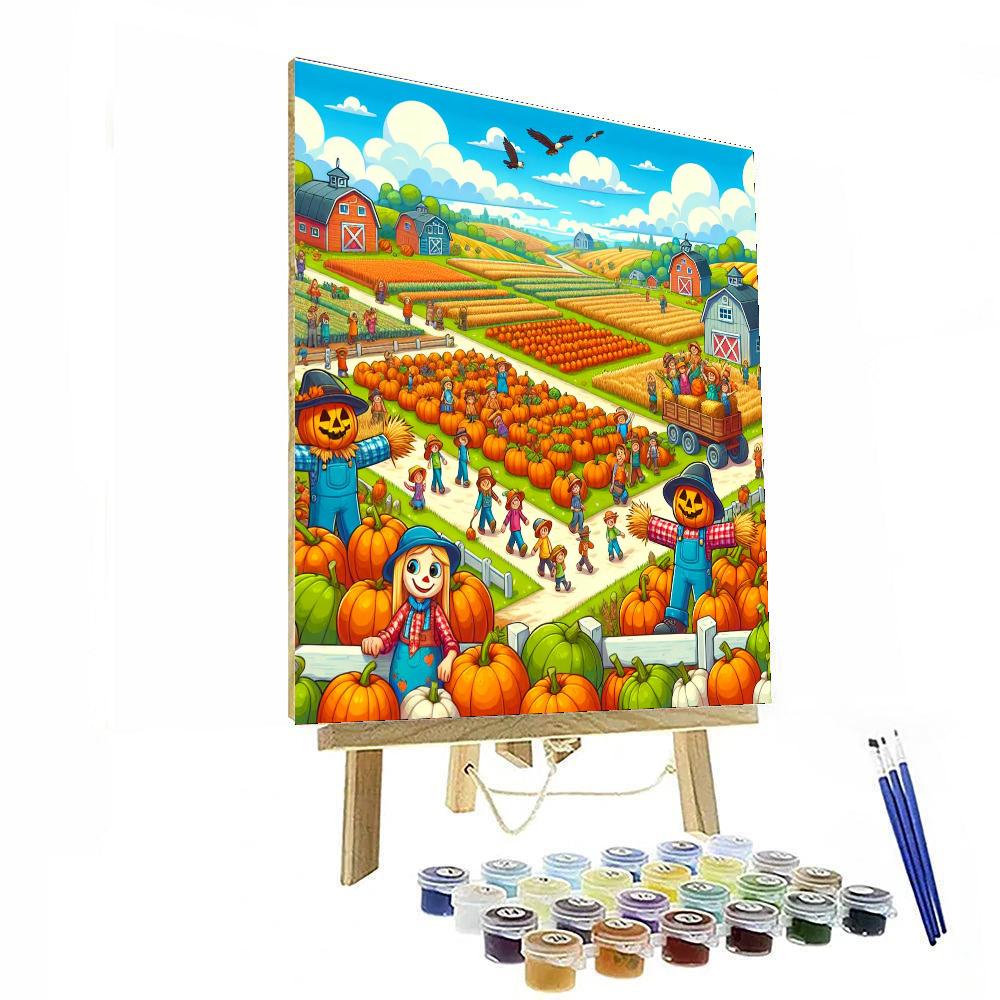 Harvest Festival Fiesta Number Painting