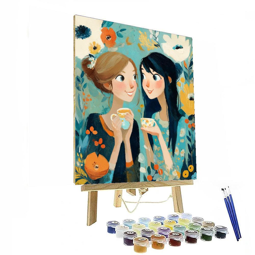 The Perfect Cup Of Tea Paint By Numbers Kits