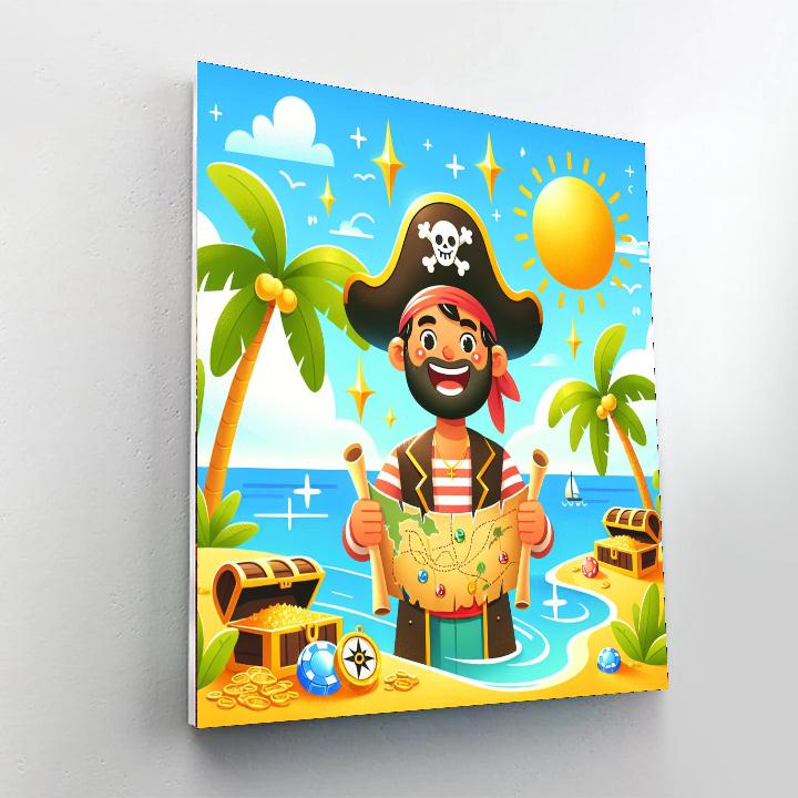 Jolly Treasure Hunt Numbered Painting Kits