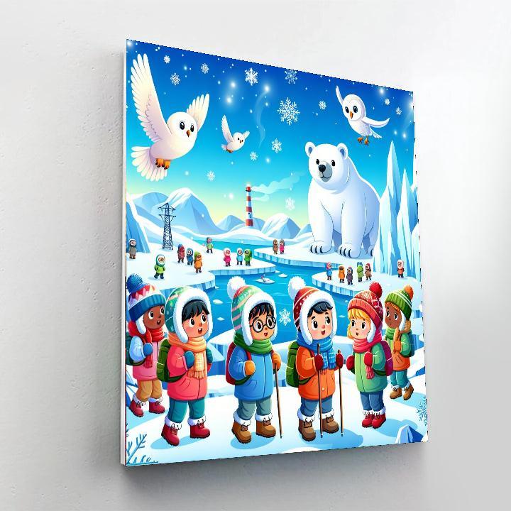 Arctic Adventure Quest Painting Number Kit