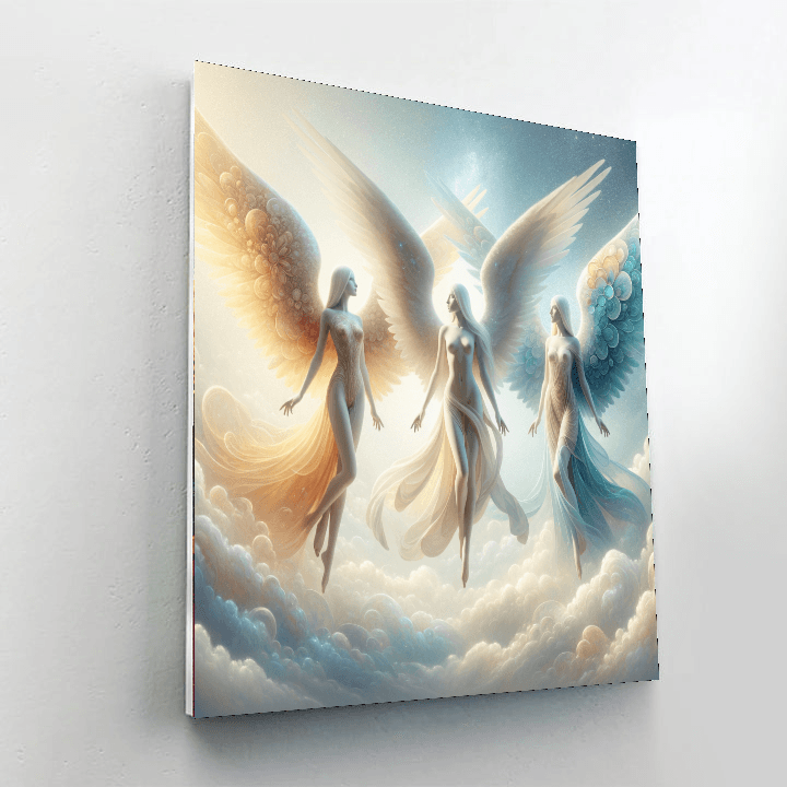 Ethereal Angelic Vision Numbered Painting Kits