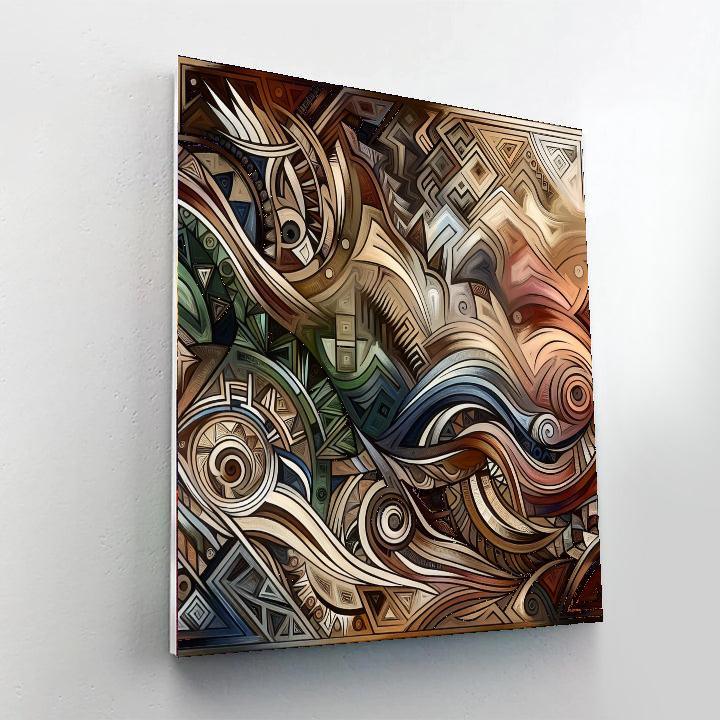 Ancient Tribal Patterns Numbered Painting Kits