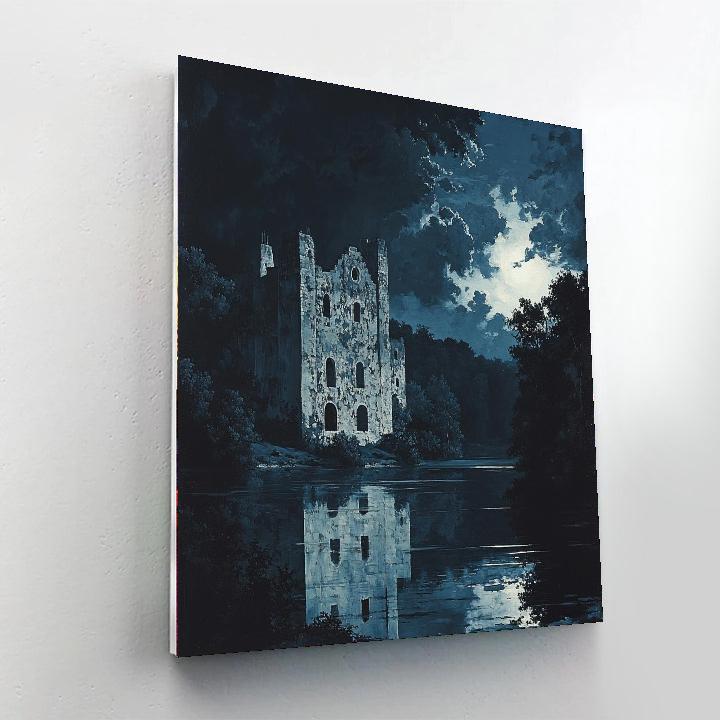 Caravaggio Inspired Veil Of Midnight  DIY Paint By Numbers