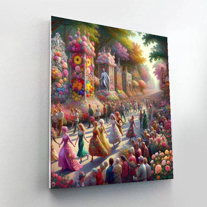 Festival Of Roses Paint By Number