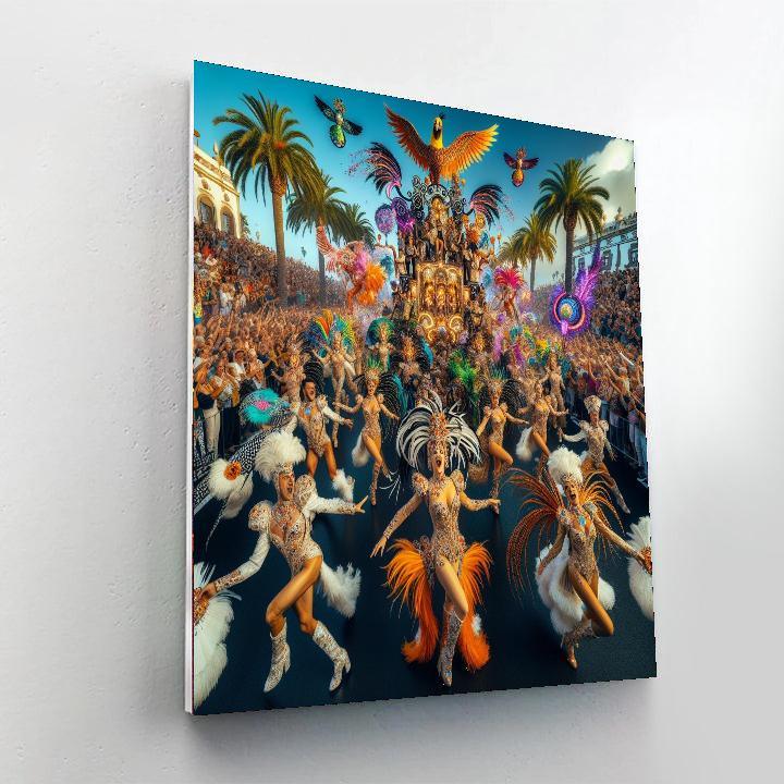 Tenerife Carnival - Spain Painting Number Kit