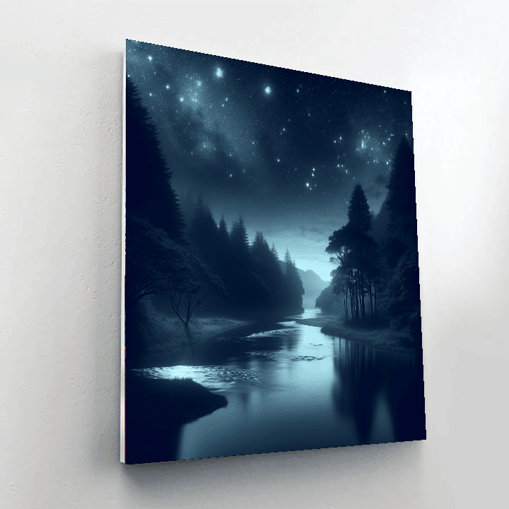 Starlit River Mystery Paint By Numbers