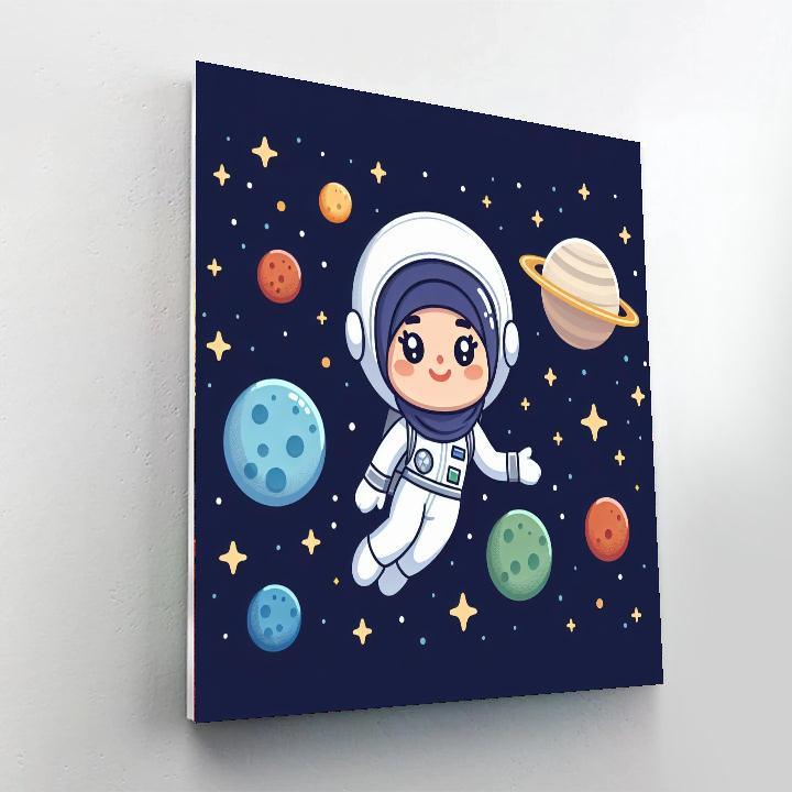 Cosmic Space Explorer Numbered Painting Kits