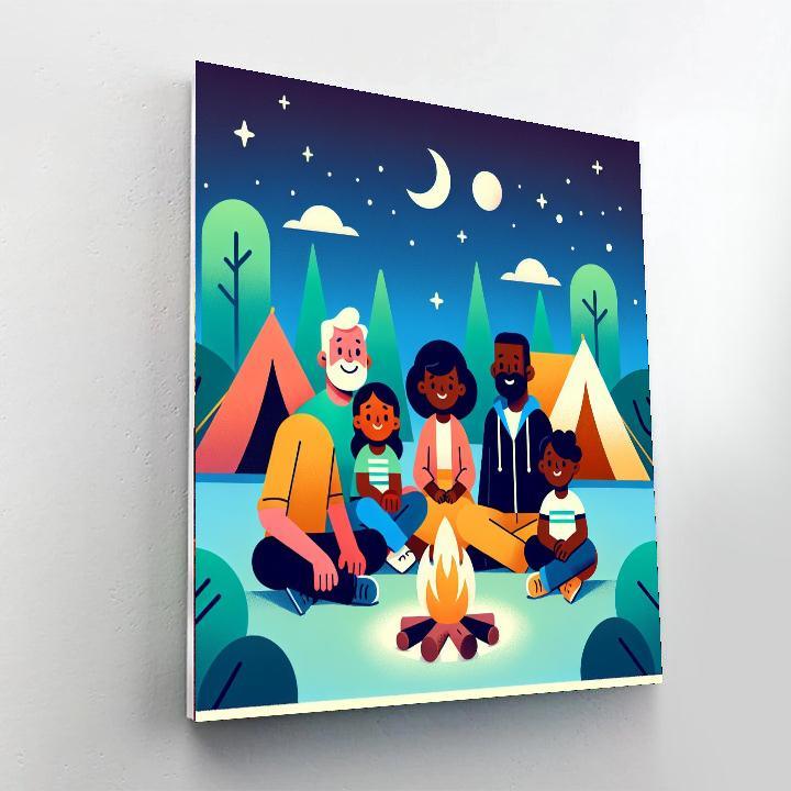 Wilderness Campout Paint By Number