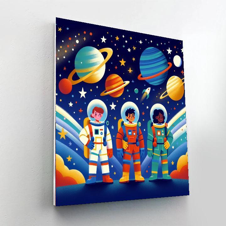 Space Cadet Adventure Paint By Numbers