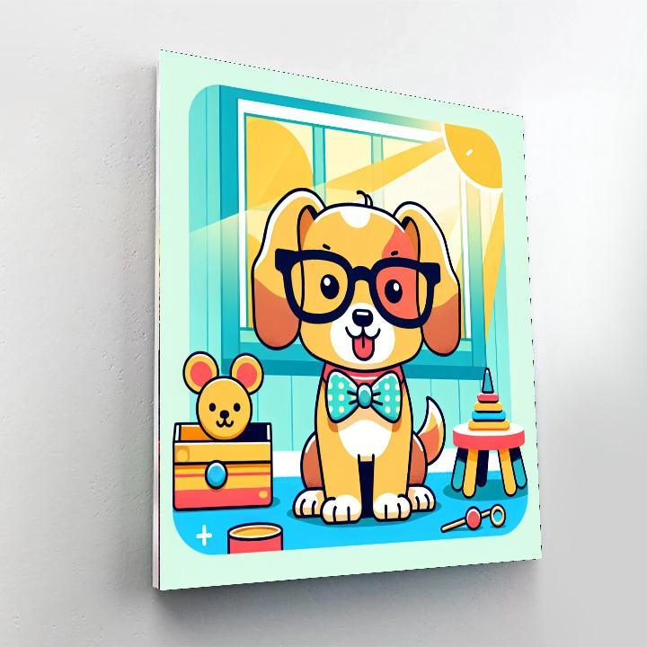 Dapper Dog Paint By Numbers Kits