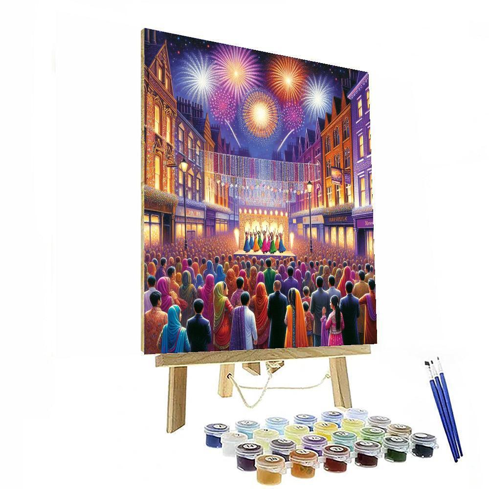 Diwali In Leicester DIY Paint By Numbers