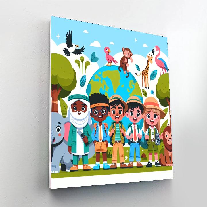 Wildlife Explorers Club DIY Paint By Numbers