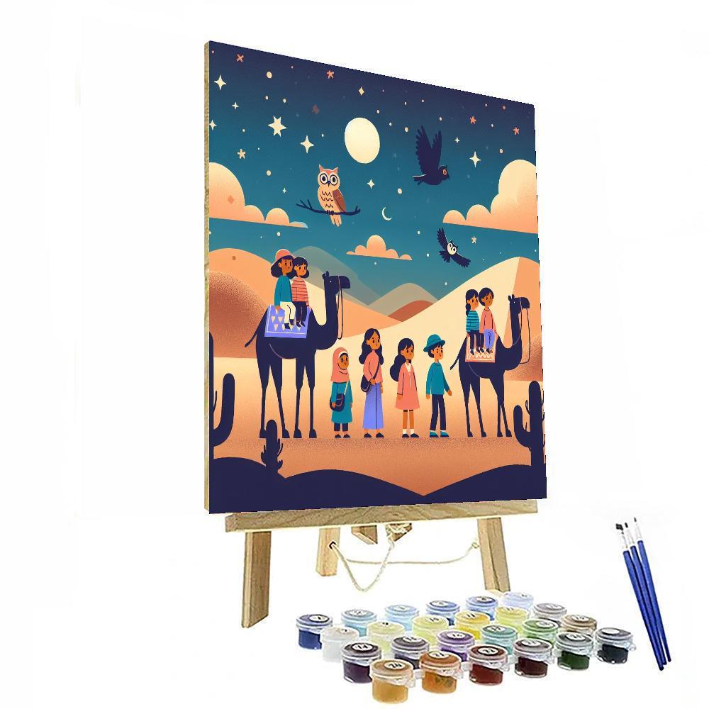 Desert Night Safari Paint By Color