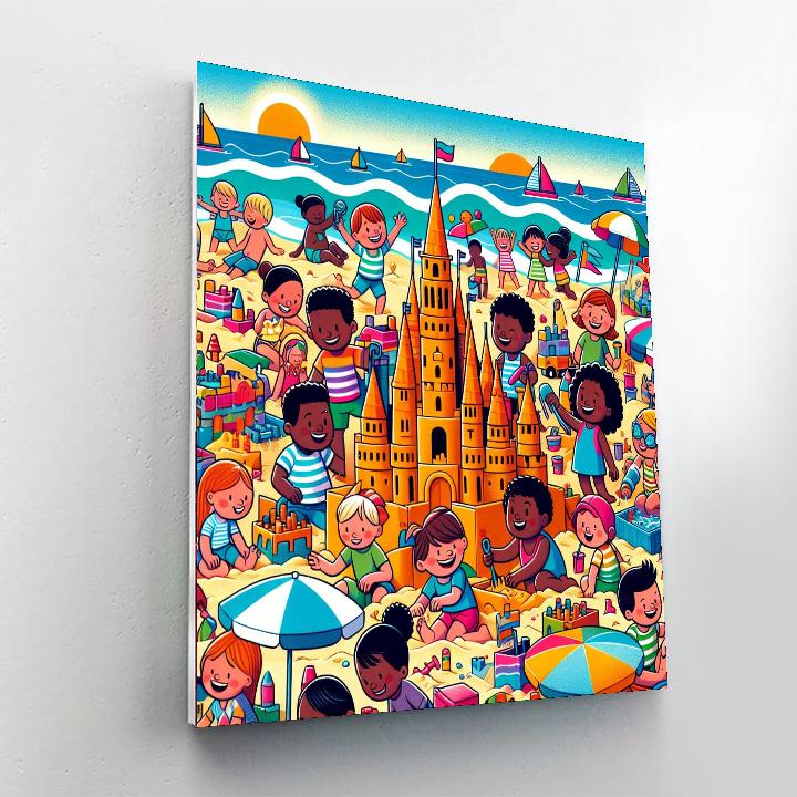 Blissful Beach Bonanza Paint By Numbers Art