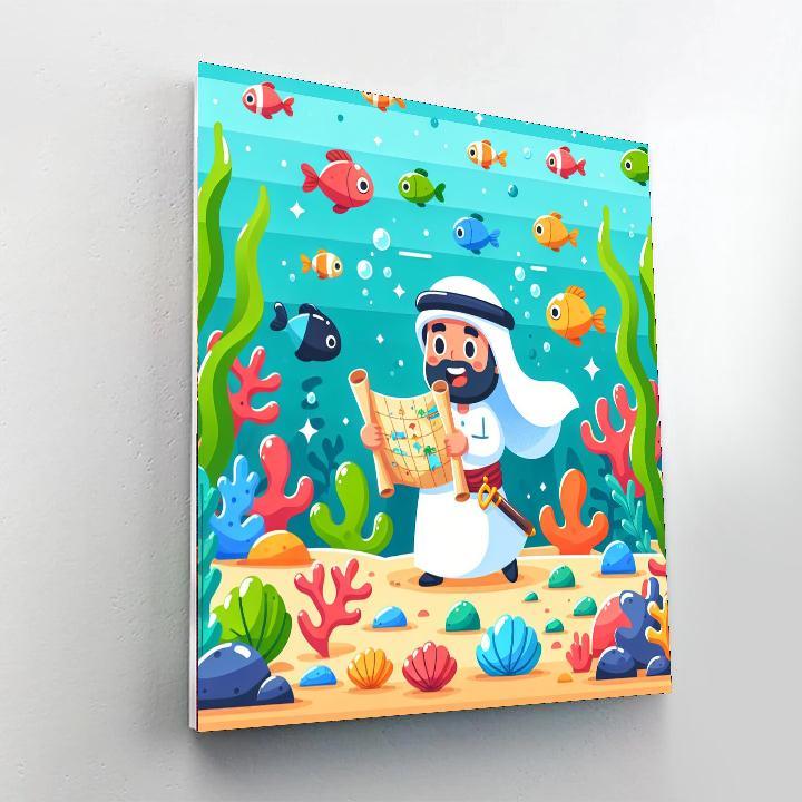 Oceanic Treasure Hunt Paint By Color