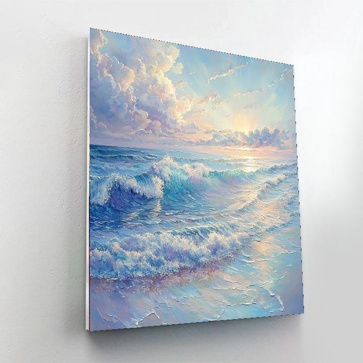 Zhao Mengfu Inspired Dreamscape Of Tranquility  Painting By Numbers Kit