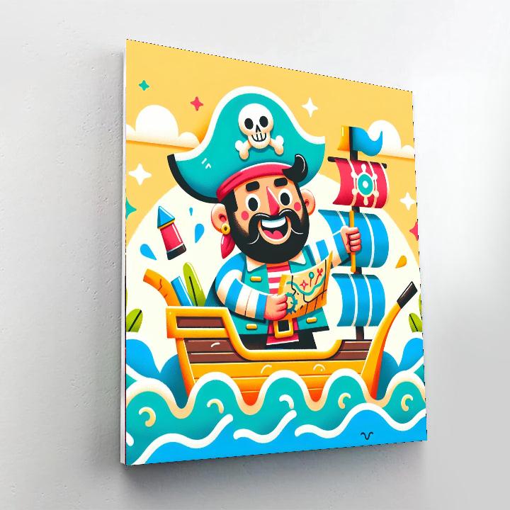 Dashing Pirate Paint By Number