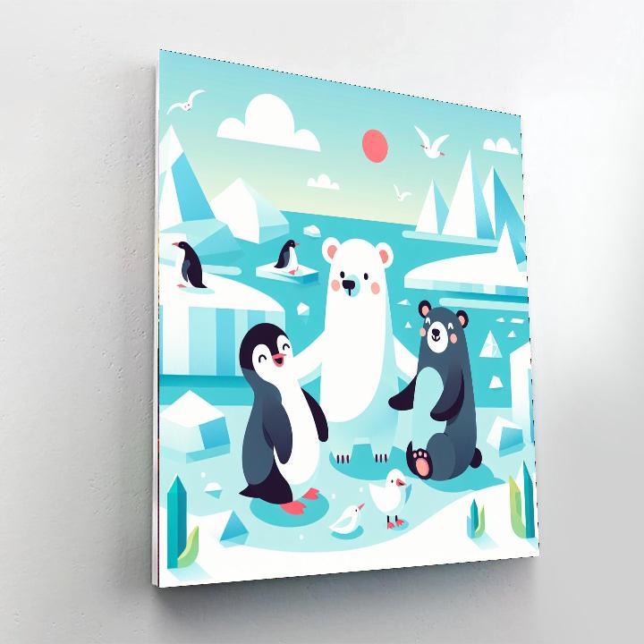 Arctic Wonderland Escape Numbered Painting Kits