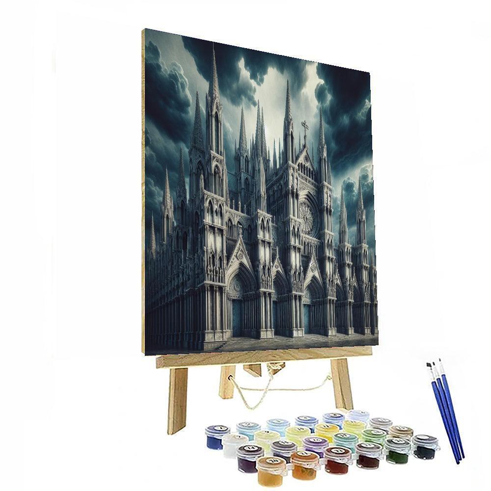 Gothic Architecture Masterpiece Paint By Color