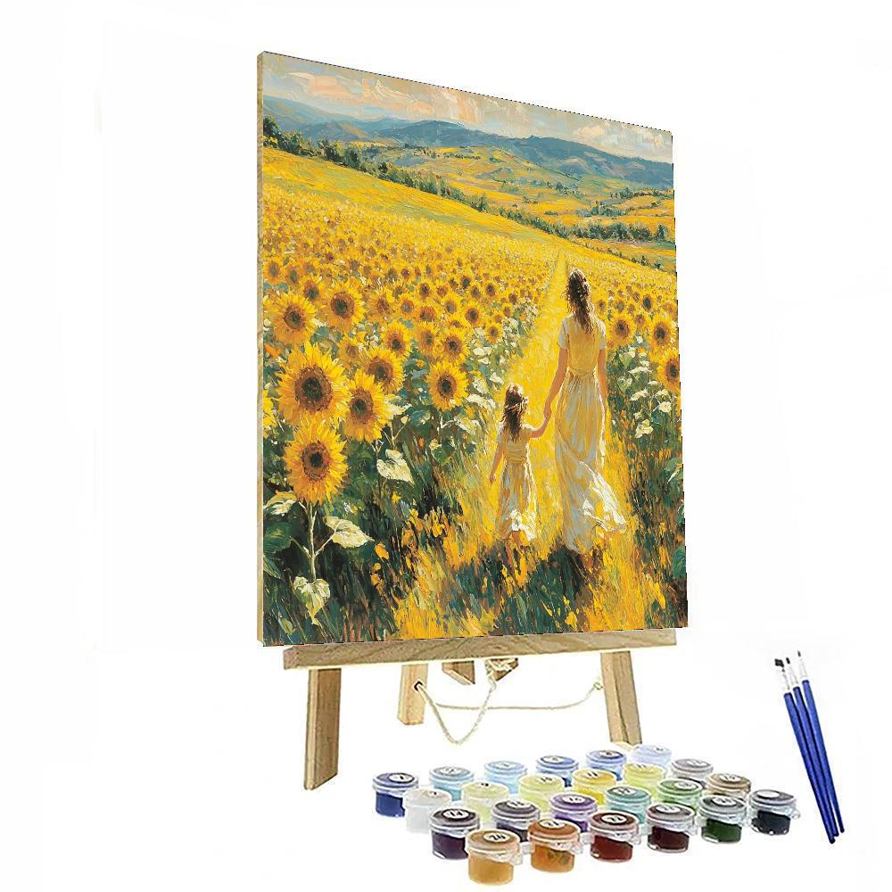 Fields Of Forever Love Painting Number Kit